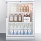 Summit 24" Wide Built-In Beverage Center with Towel Bar Handle