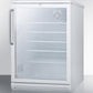Summit 24" Wide Built-In Beverage Center with Towel Bar Handle