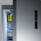Summit 24" Wide Built-In Bottom Freezer Refrigerator