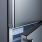 Summit 24" Wide Built-In Bottom Freezer Refrigerator
