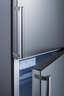 Summit 24" Wide Built-In Bottom Freezer Refrigerator