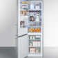 Summit 24" Wide Built-In Bottom Freezer Refrigerator