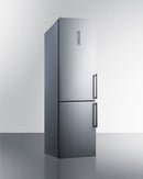 Summit 24" Wide Built-In Bottom Freezer Refrigerator