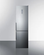 Summit 24" Wide Built-In Bottom Freezer Refrigerator With Icemaker