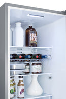 Summit 24" Wide Built-In Bottom Freezer Refrigerator With Icemaker