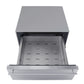 Summit 24" Wide Built-In Commercial Beverage Refrigerator With Top Drawer in Stainless Steel
