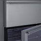 Summit 24" Wide Built-In Commercial Beverage Refrigerator With Top Drawer in Stainless Steel