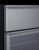 Summit 24" Wide Built-In Commercial Beverage Refrigerator With Top Drawer