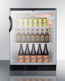 Summit 24" Wide Built-In Craft Beer Pub Cellar 
