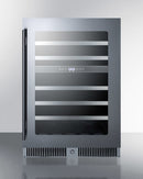 Summit 24" Wide Built-In Dual-Zone Wine Cellar