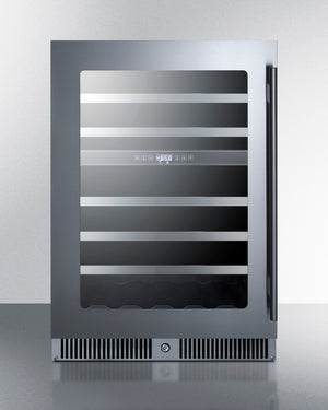 Summit 24" Wide Built-In Dual-Zone Wine Cellar