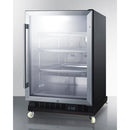 Summit 24" Wide Built-In Mini Reach-In Beverage Center with Dolly