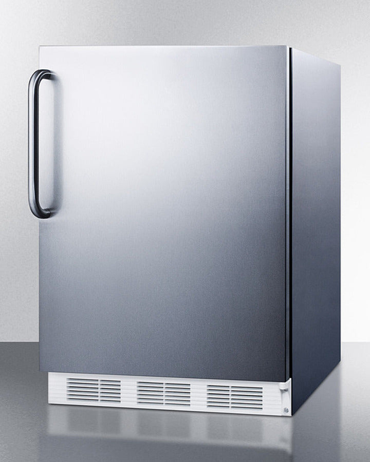 Summit 24" Wide Built-In Refrigerator-Freezer ADA Compliant Angle