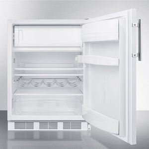 Summit 24" Wide Built-In Refrigerator-Freezer