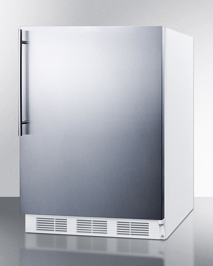 Summit 24" Wide Built-In Refrigerator-Freezer Angle