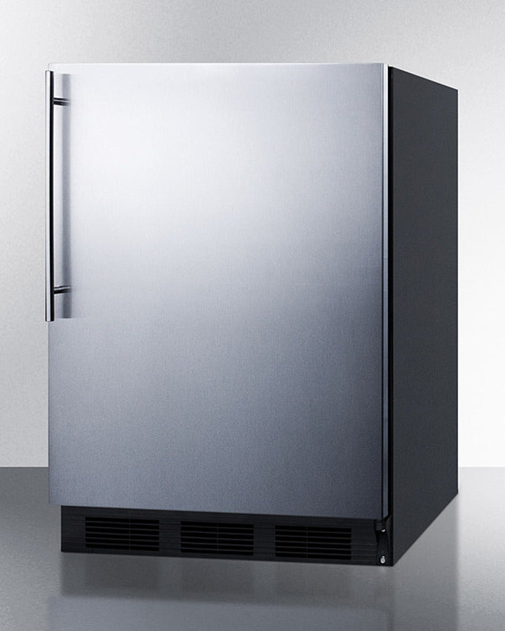 Summit 24" Wide Built-In Refrigerator-Freezer Angle