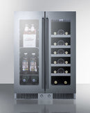 Summit 24" Wide Built-In Wine/Beverage Center