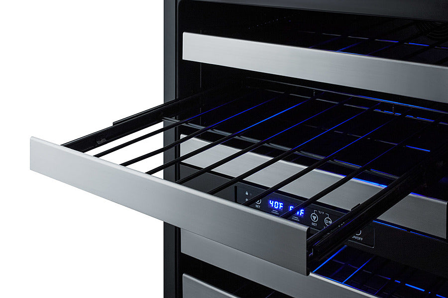 Summit 24" Wide Built-In Wine Cellar, ADA Compliant