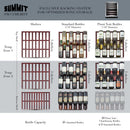 Summit 24" Wide Built-In Wine Cellar 