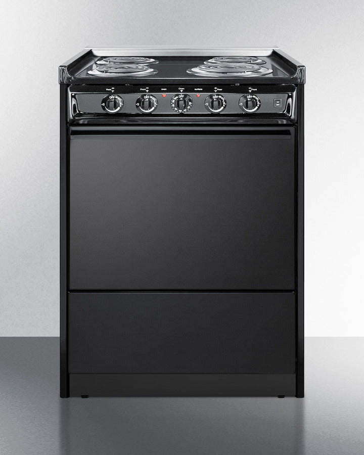 Summit 24" Wide Electric Coil Range
