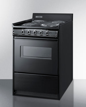 Summit 24" Wide Electric Coil Range