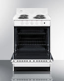 Summit 24" Wide Electric Coil Top Range