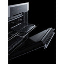 Summit 24" Wide Electric Wall Oven with Stainless Steel Exterior 