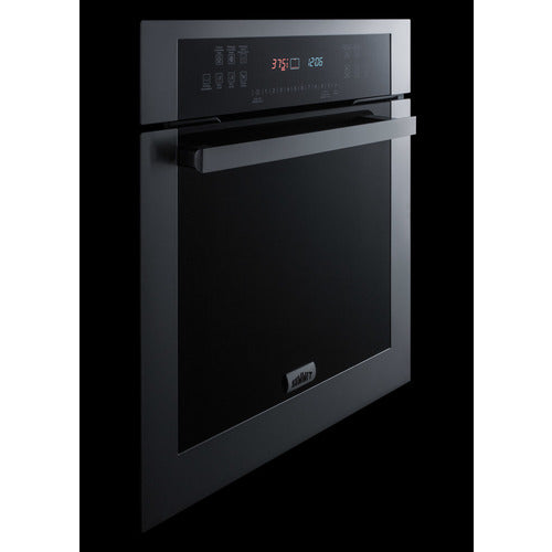 Summit 24" Wide Electric Wall Oven with Stainless Steel Exterior 