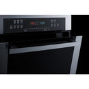 Summit 24" Wide Electric Wall Oven with Stainless Steel Exterior 