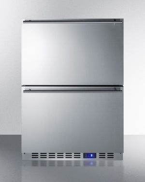 Summit 24" Wide Frost-Free 2-Drawer All-Freezer