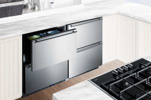 Summit 24" Wide Frost-Free 2-Drawer All-Freezer