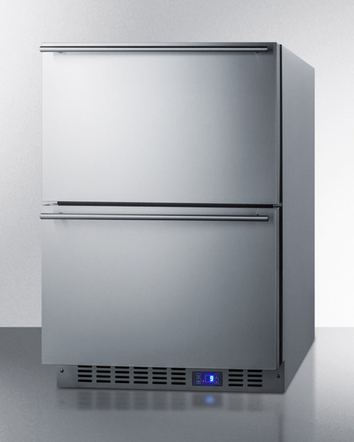 Summit 24" Wide Frost-Free 2-Drawer All-Freezer