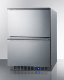 Summit 24" Wide Frost-Free 2-Drawer All-Freezer
