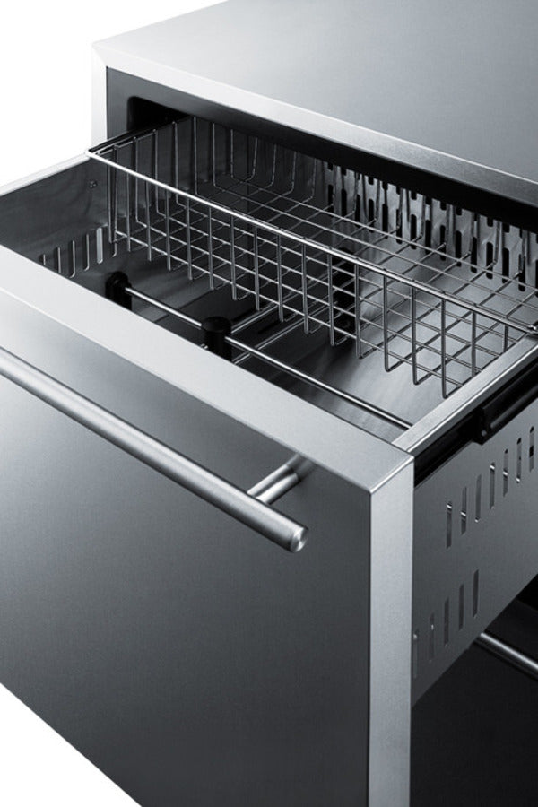 Summit 24" Wide Frost-Free 2-Drawer All-Freezer