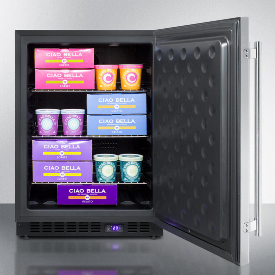 Summit 24" Wide Frost-Free Built-In All-Freezer