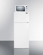 Summit 24" Wide Frost-Free Refrigerator-Freezer-Microwave Combination Unit With Large Capacity