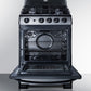 Summit 24" Wide Gas Range in Stainless Steel with Electronic Ignition