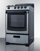 Summit 24" Wide Gas Range in Stainless Steel with Electronic Ignition