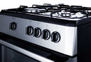 Summit 24" Wide Gas Range with Black Cabinet