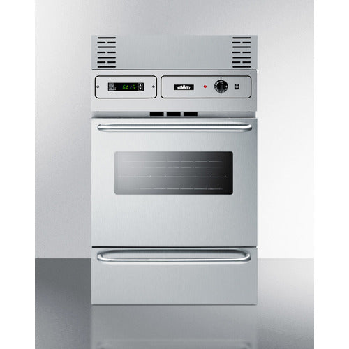 Summit 24" Wide Gas Wall Oven 