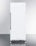Summit 24" Wide Mini Reach-In All-Refrigerator with Dolly in White