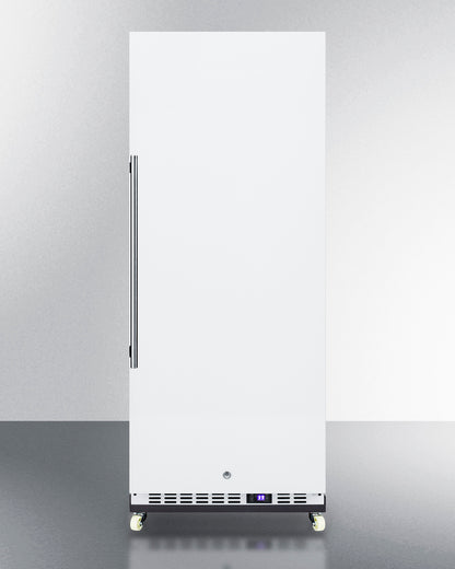 Summit 24" Wide Mini Reach-In All-Refrigerator with Dolly in White