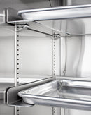 Summit 24" Wide Mini Reach-In All-Refrigerator with Dolly in White