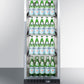 Summit 24" Wide Mini Reach-In Beverage Center with Dolly