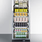 Summit 24" Wide Mini Reach-In Beverage Center with Dolly