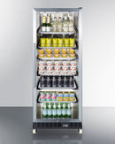 Summit 24" Wide Mini Reach-In Beverage Center with Dolly