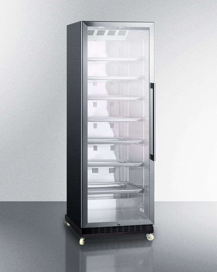 Summit 24" Wide Mini Reach-In Beverage Center with Dolly 