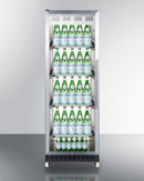 Summit 24" Wide Mini Reach-In Beverage Center with Dolly