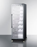 Summit 24" Wide Mini Reach-In Beverage Center with Dolly