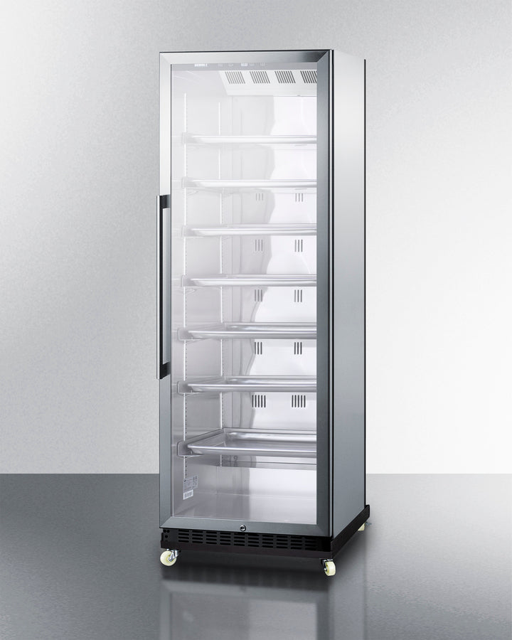 Summit 24" Wide Mini Reach-In Beverage Center with Dolly 